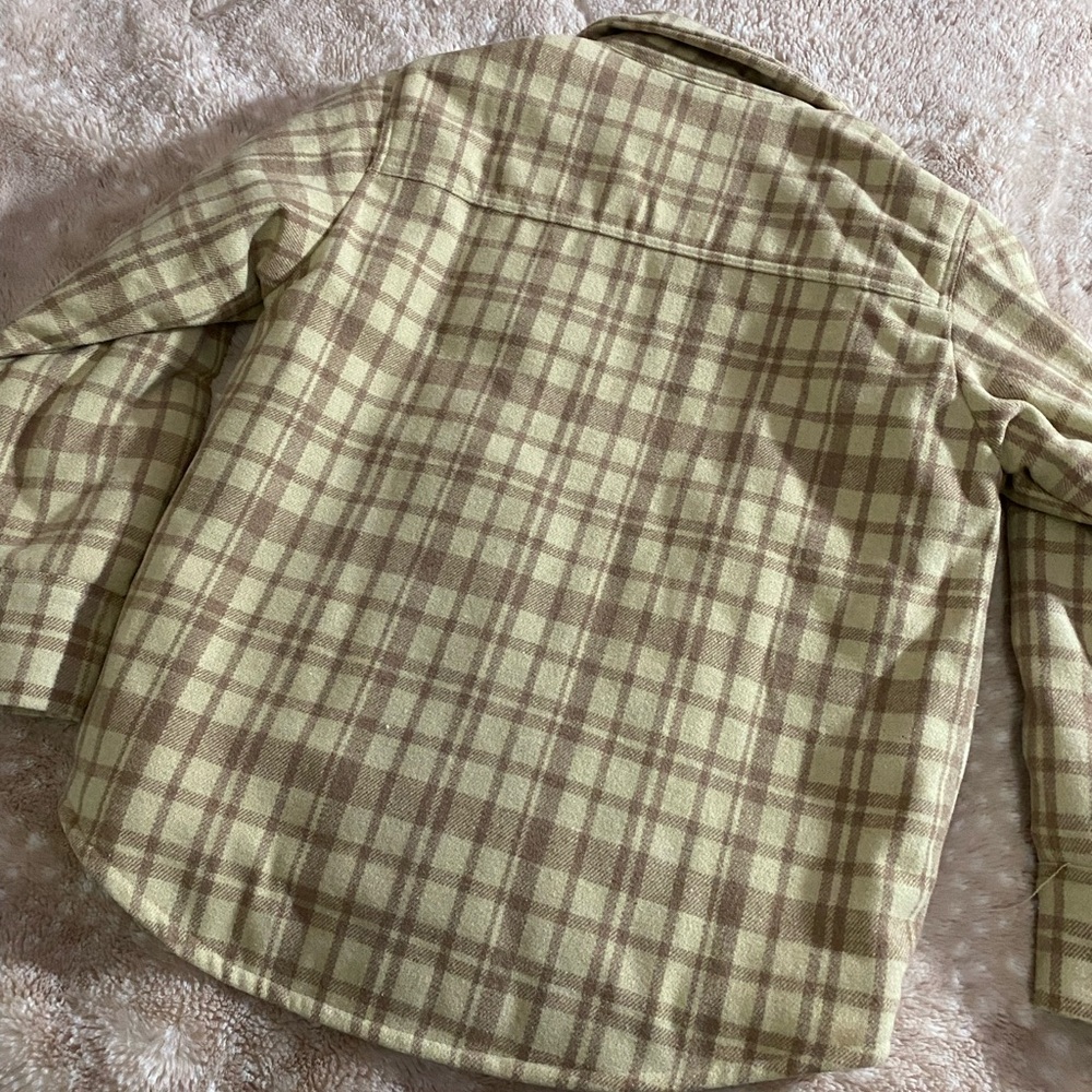 Forever 21, Button up Jacket, Size XS Worn 3 times Cream and Light brown color - Picture 5 of 5
